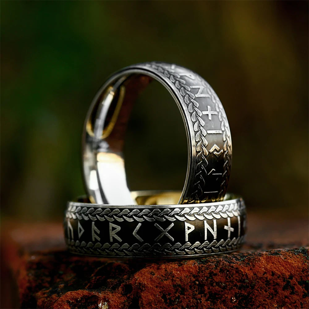 Anillos Nórdico Vikingo con Runas