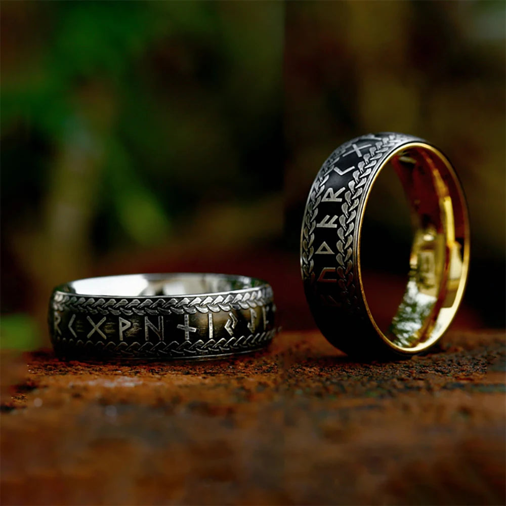 Anillos Nórdico Vikingo con Runas