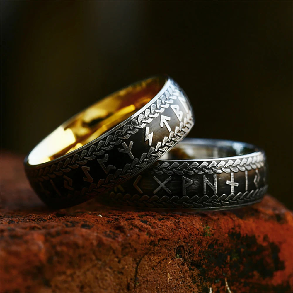 Anillos Nórdico Vikingo con Runas