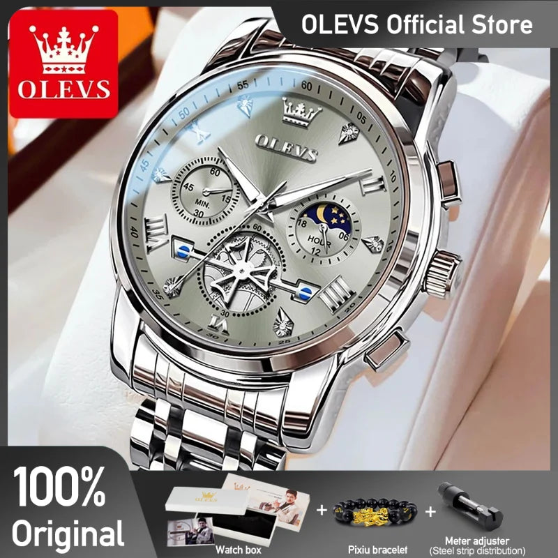 OLEVS - Reloj Clásico de Pulsera de Cuarzo